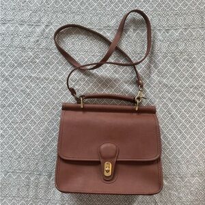 Faux Leather Crossbody Bag